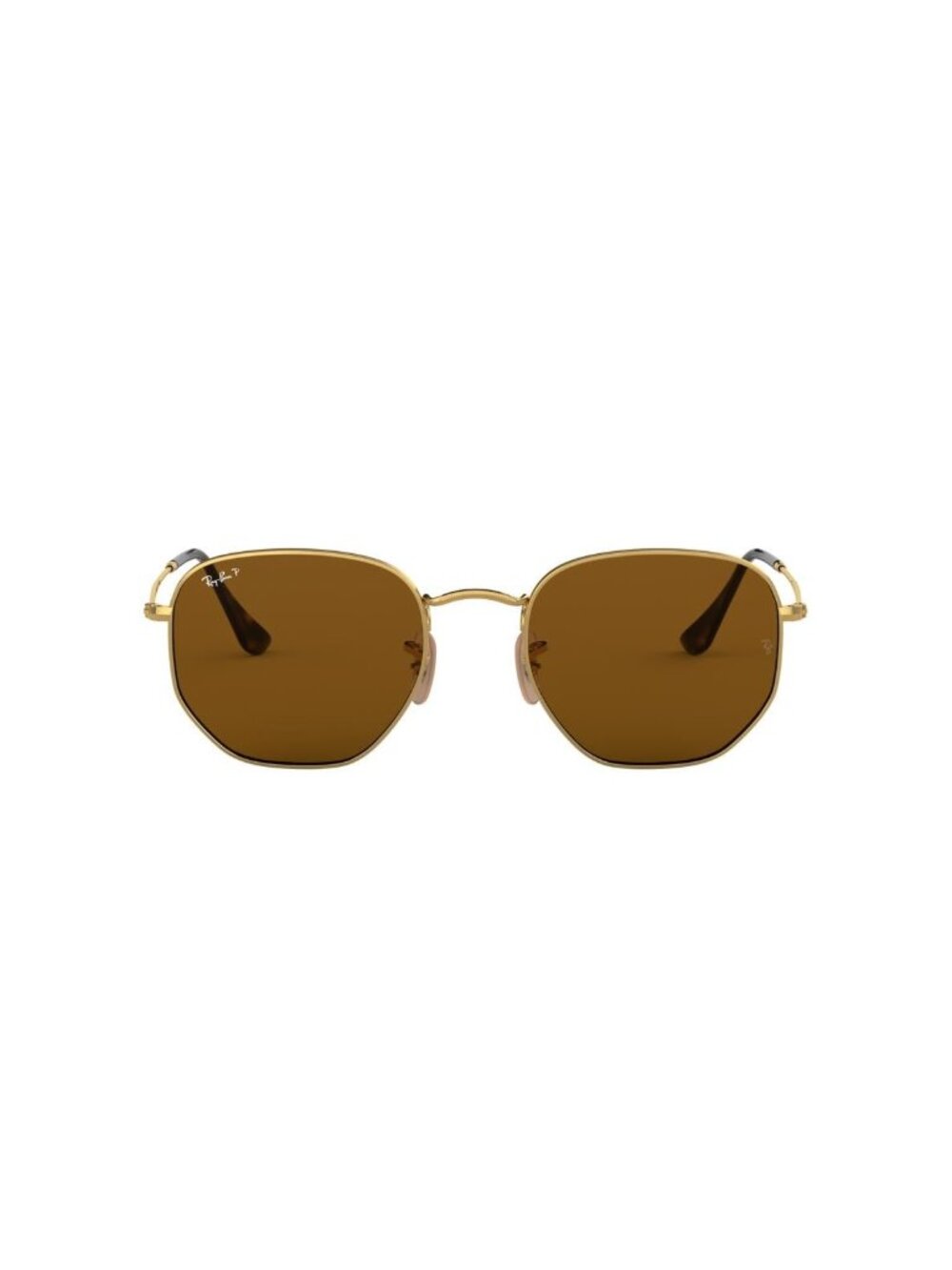 New Ray-Ban Unisex Sunglasses Gold Aviator Brown Lens Metal Frame Ray Ban 001 57